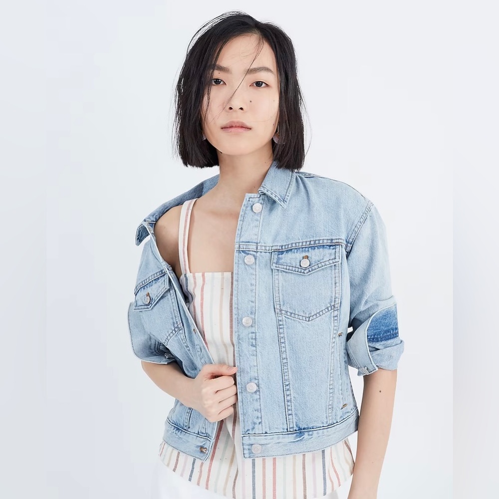 Madewell The Boxy-Crop Jean Jacket